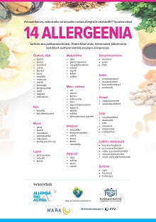 14 Allergeenia -juliste